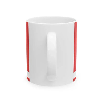 POL gmina Medrzechow flag (Poland) White Coffee Mug - Go Mug Yourself