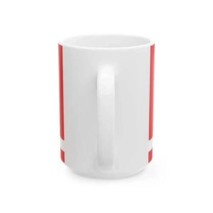 POL gmina Medrzechow flag (Poland) White Coffee Mug - Go Mug Yourself