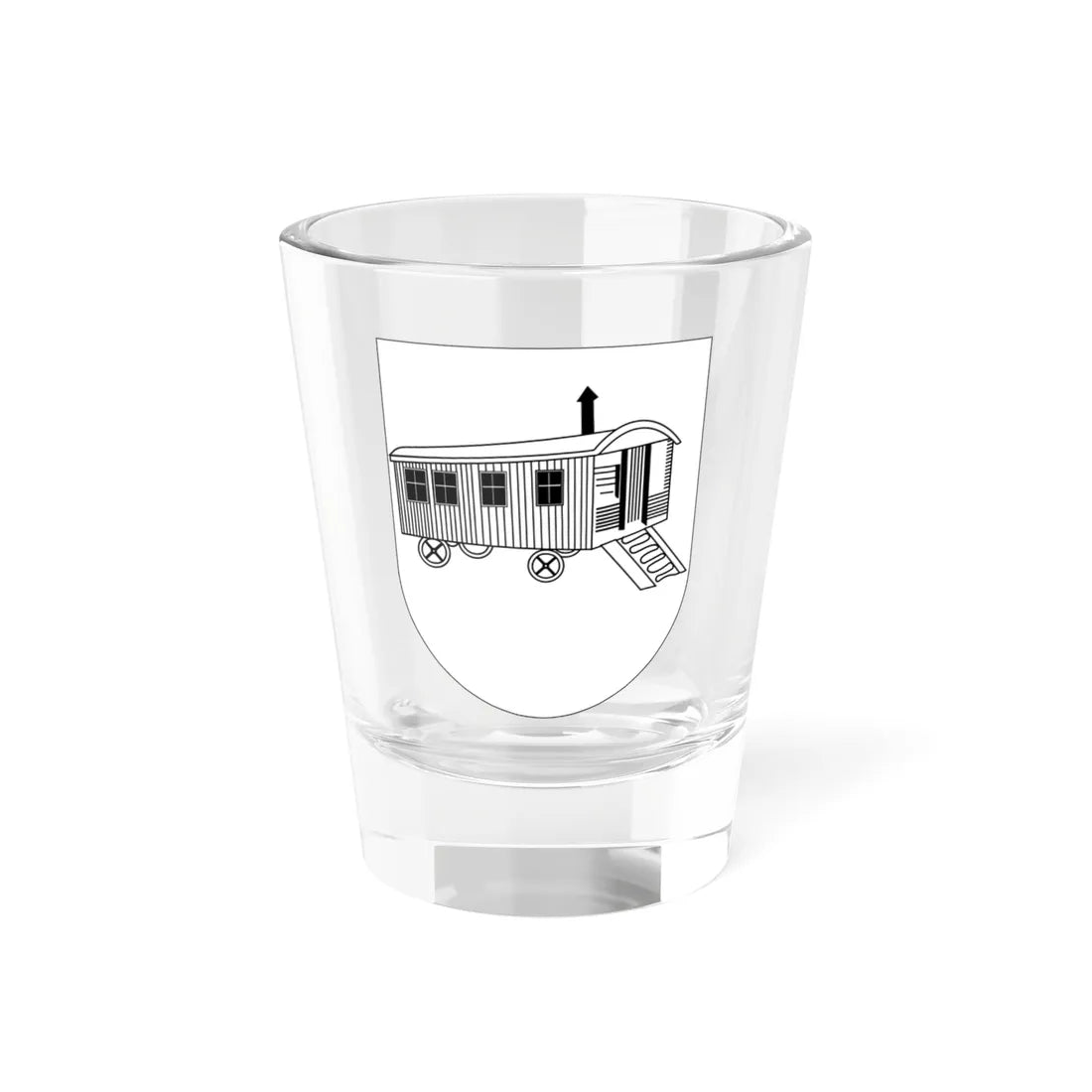 POL gmina Miasteczko Krajeńskie COA (Poland) (Coat of Arms) Shot Glass 1.5oz 1.5oz - Go Mug Yourself