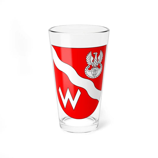 POL gmina Michałowice COA (Poland) (Coat of Arms) Pint Glass 16oz 16oz - Go Mug Yourself