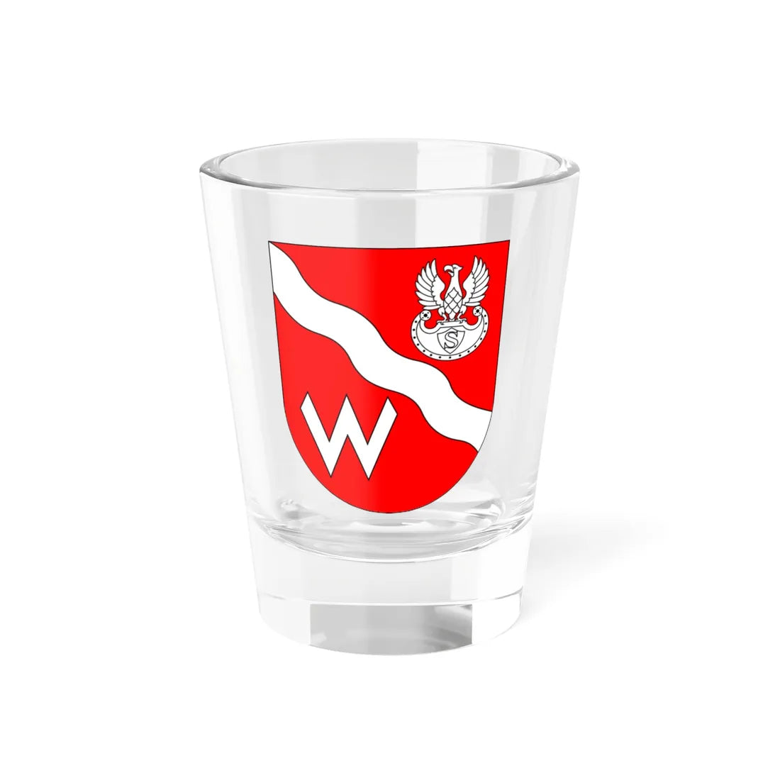 POL gmina Michałowice COA (Poland) (Coat of Arms) Shot Glass 1.5oz 1.5oz - Go Mug Yourself