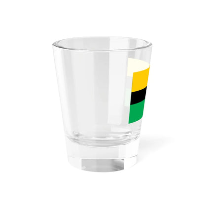 POL gmina Michałowice powiat pruszkowski flag (Poland) Shot Glass 1.5oz - Go Mug Yourself