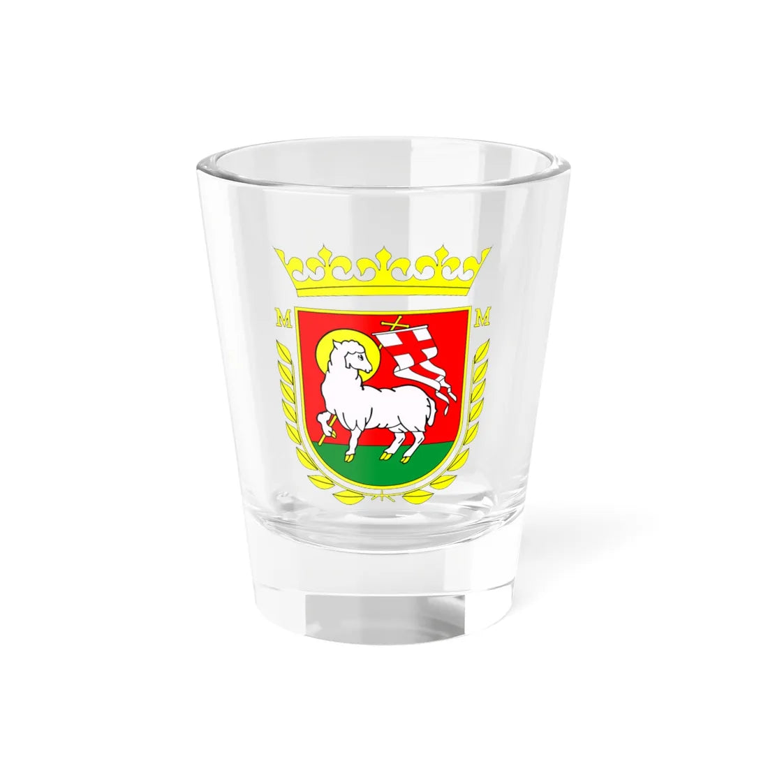 POL gmina Mielnik COA (Poland) (Coat of Arms) Shot Glass 1.5oz 1.5oz - Go Mug Yourself