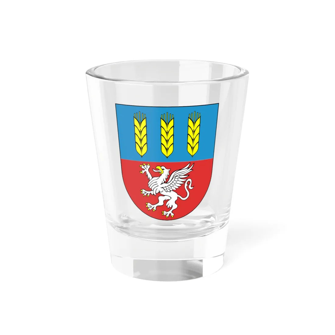 POL gmina Mierzęcice COA (Poland) (Coat of Arms) Shot Glass 1.5oz 1.5oz - Go Mug Yourself