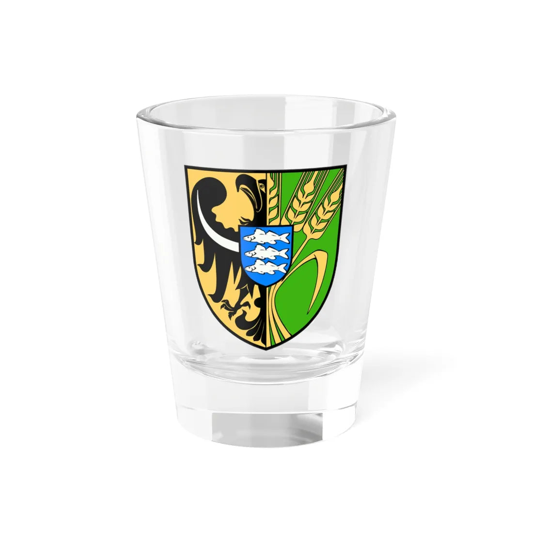 POL gmina Mietków COA (Poland) (Coat of Arms) Shot Glass 1.5oz 1.5oz - Go Mug Yourself