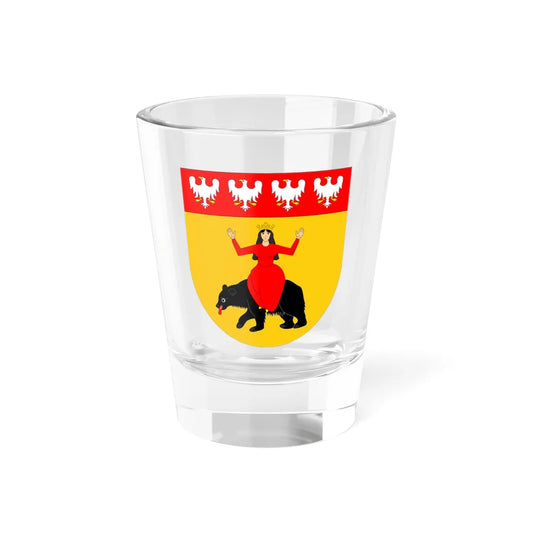 POL gmina Mniów COA (Poland) (Coat of Arms) Shot Glass 1.5oz 1.5oz - Go Mug Yourself