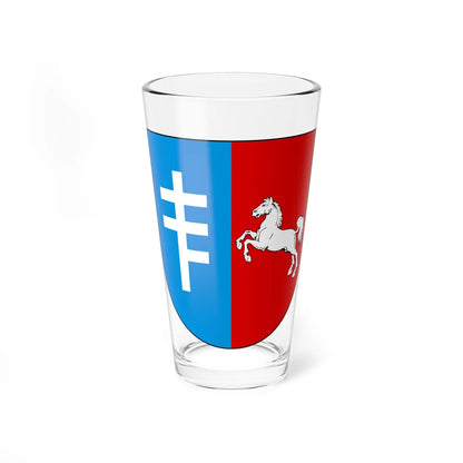 POL gmina Moskorzew COA (Poland) (Coat of Arms) Pint Glass 16oz 16oz - Go Mug Yourself