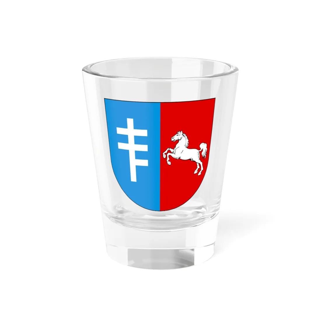 POL gmina Moskorzew COA (Poland) (Coat of Arms) Shot Glass 1.5oz 1.5oz - Go Mug Yourself
