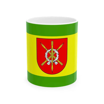 POL gmina Moszczenica flag (Poland) White Coffee Mug 11oz - Go Mug Yourself