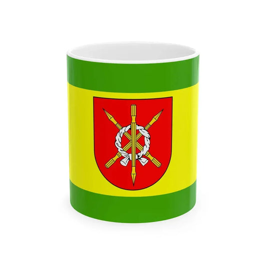 POL gmina Moszczenica flag (Poland) White Coffee Mug 11oz - Go Mug Yourself