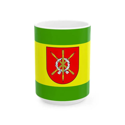 POL gmina Moszczenica flag (Poland) White Coffee Mug 15oz - Go Mug Yourself