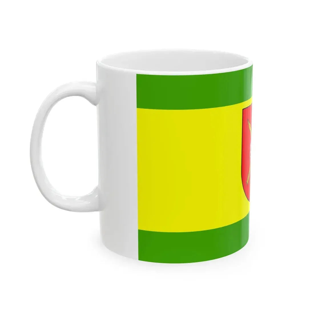 POL gmina Moszczenica flag (Poland) White Coffee Mug - Go Mug Yourself