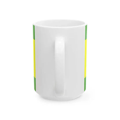 POL gmina Moszczenica flag (Poland) White Coffee Mug - Go Mug Yourself