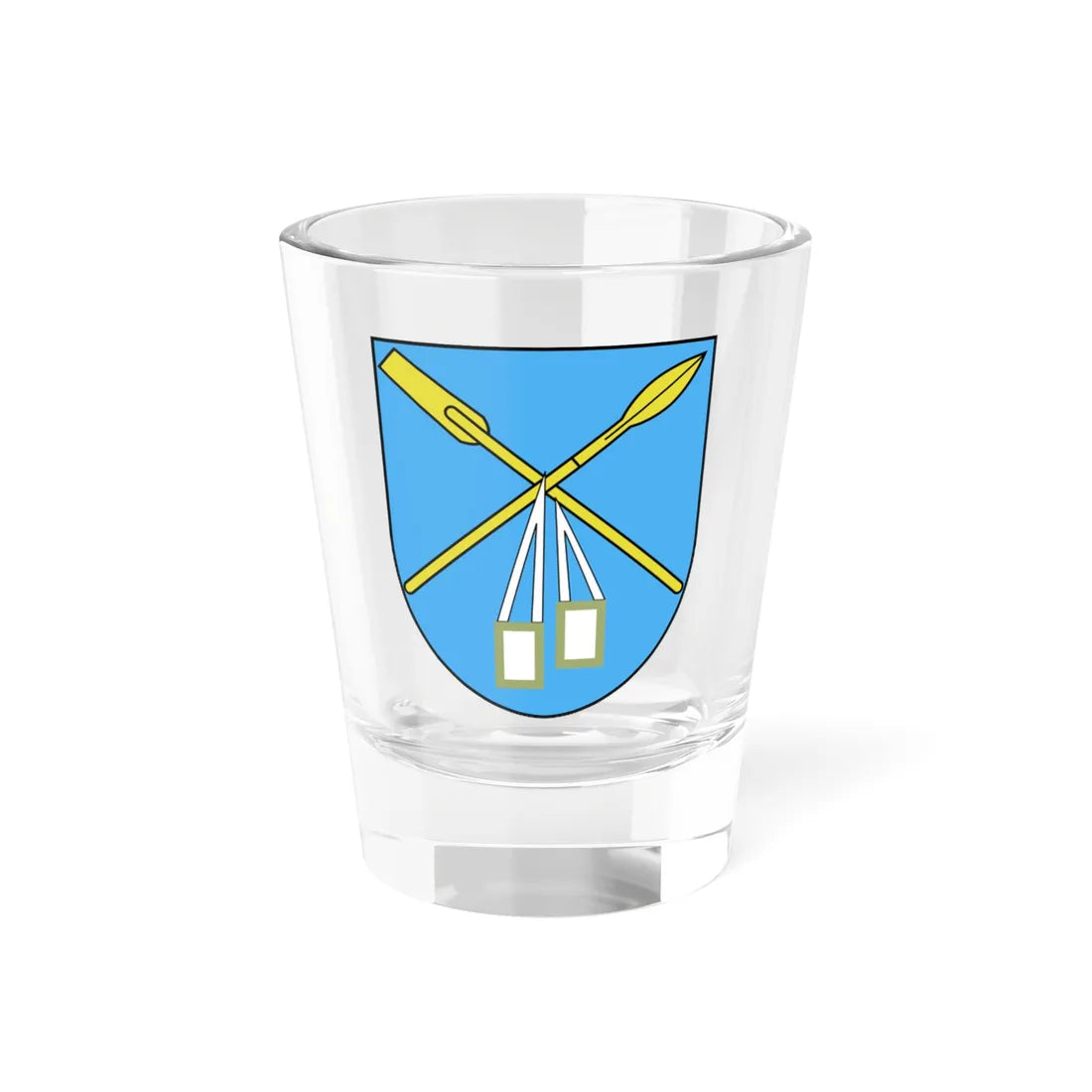 POL gmina Moszczenica gorlicki COA (Poland) (Coat of Arms) Shot Glass 1.5oz 1.5oz - Go Mug Yourself