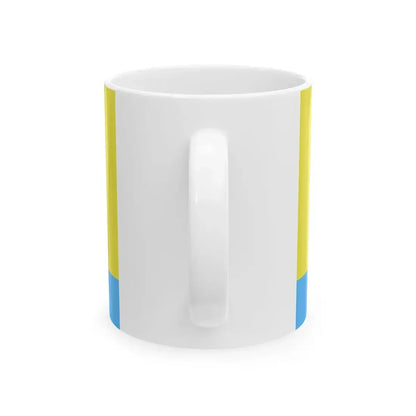 POL gmina Moszczenica gorlicki flag (Poland) White Coffee Mug - Go Mug Yourself
