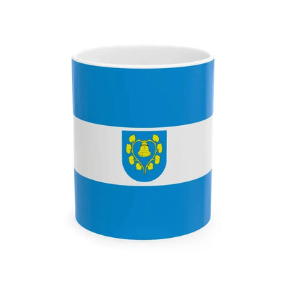 POL gmina Mszana flag (Poland) White Coffee Mug 11oz - Go Mug Yourself