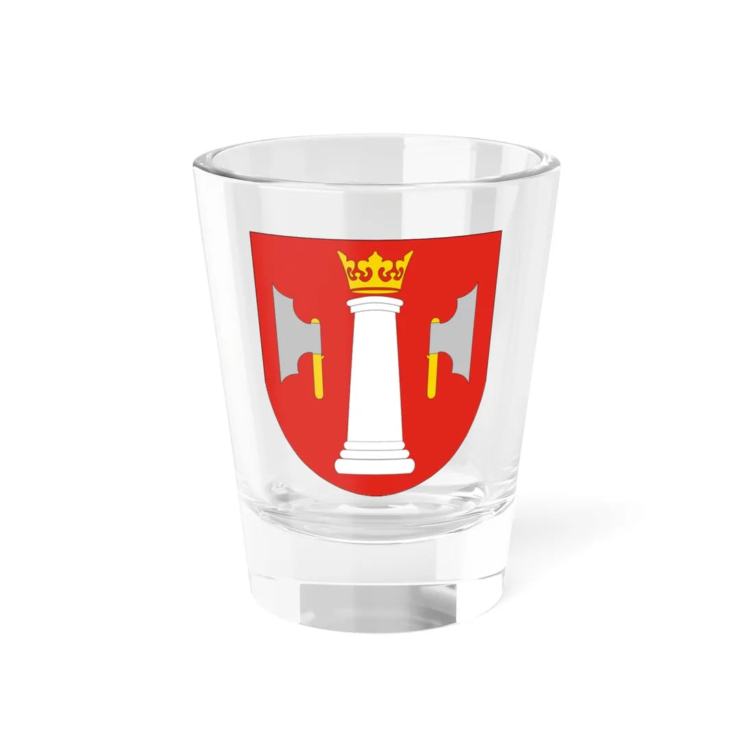 POL gmina Nagłowice COA (Poland) (Coat of Arms) Shot Glass 1.5oz 1.5oz - Go Mug Yourself