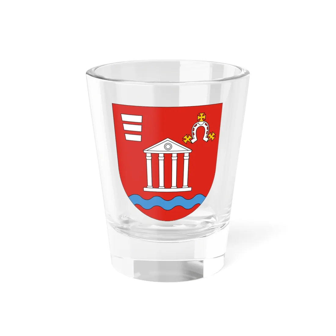 POL gmina Niemce COA (Poland) (Coat of Arms) Shot Glass 1.5oz 1.5oz - Go Mug Yourself