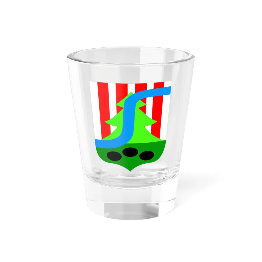POL gmina Nisko COA (Poland) (Coat of Arms) Shot Glass 1.5oz 1.5oz - Go Mug Yourself
