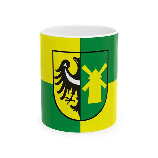 POL gmina Nowa Sol flag (Poland) White Coffee Mug 11oz - Go Mug Yourself