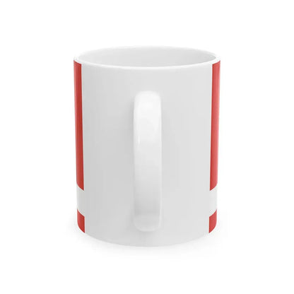 POL gmina Nowa Wies Wielka flag (Poland) White Coffee Mug - Go Mug Yourself