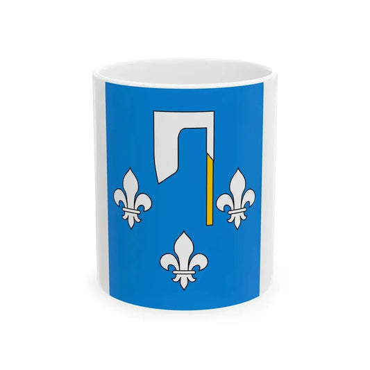 POL gmina Nowe Brzesko flag (Poland) White Coffee Mug 11oz - Go Mug Yourself