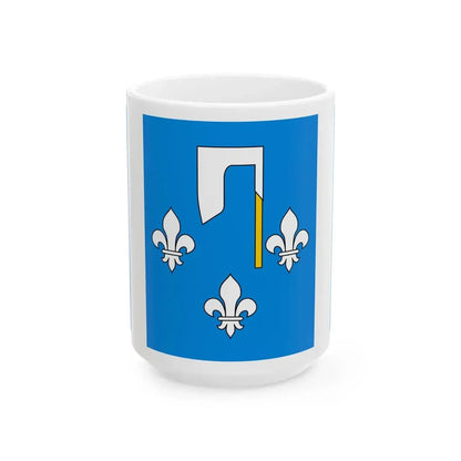 POL gmina Nowe Brzesko flag (Poland) White Coffee Mug 15oz - Go Mug Yourself