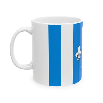 POL gmina Nowe Brzesko flag (Poland) White Coffee Mug - Go Mug Yourself