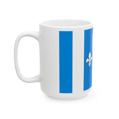 POL gmina Nowe Brzesko flag (Poland) White Coffee Mug - Go Mug Yourself