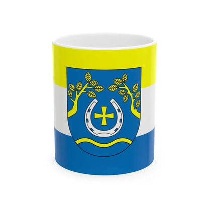 POL gmina Nowosolna flag (Poland) White Coffee Mug 11oz - Go Mug Yourself