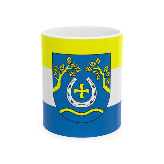 POL gmina Nowosolna flag (Poland) White Coffee Mug 11oz - Go Mug Yourself