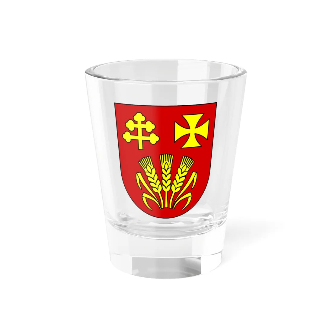 POL gmina Olszanka COA (Poland) (Coat of Arms) Shot Glass 1.5oz 1.5oz - Go Mug Yourself