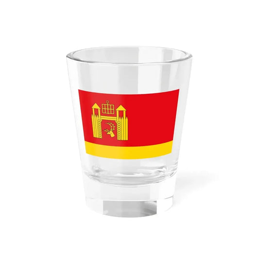 POL gmina Łomza flag (Poland) Shot Glass 1.5oz 1.5oz - Go Mug Yourself