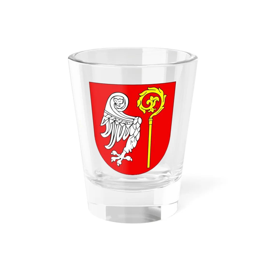POL gmina Opatów COA (Poland) (Coat of Arms) Shot Glass 1.5oz 1.5oz - Go Mug Yourself