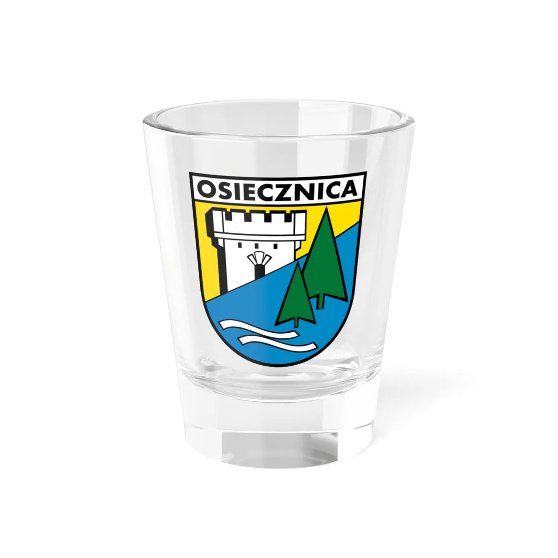 POL gmina Osiecznica COA (Poland) (Coat of Arms) Shot Glass 1.5oz 1.5oz - Go Mug Yourself