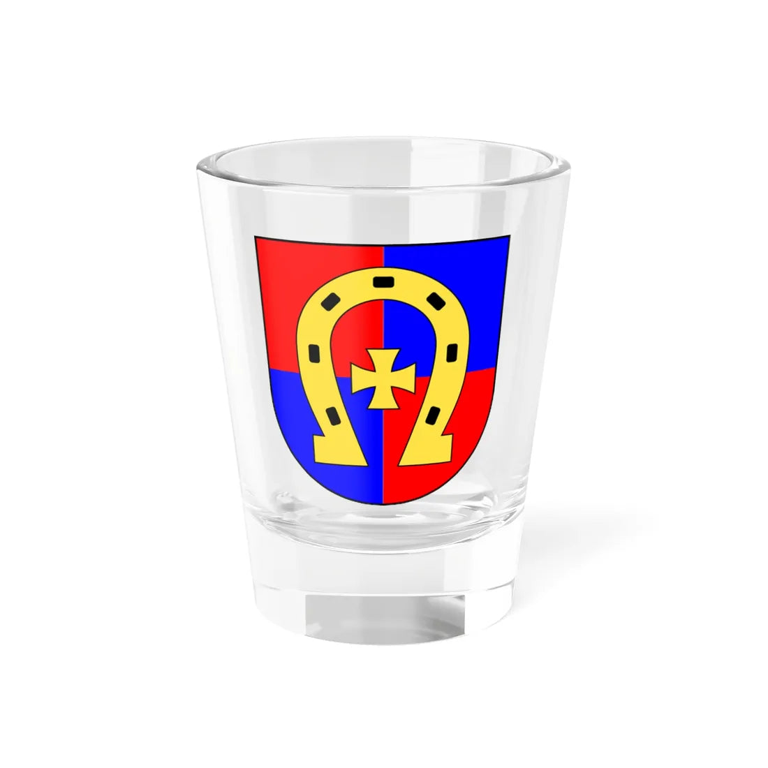 POL gmina Osjaków COA (Poland) (Coat of Arms) Shot Glass 1.5oz 1.5oz - Go Mug Yourself