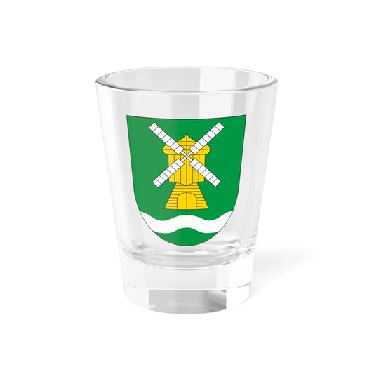 POL gmina Ostaszewo COA alt (Poland) (Coat of Arms) Shot Glass 1.5oz 1.5oz - Go Mug Yourself