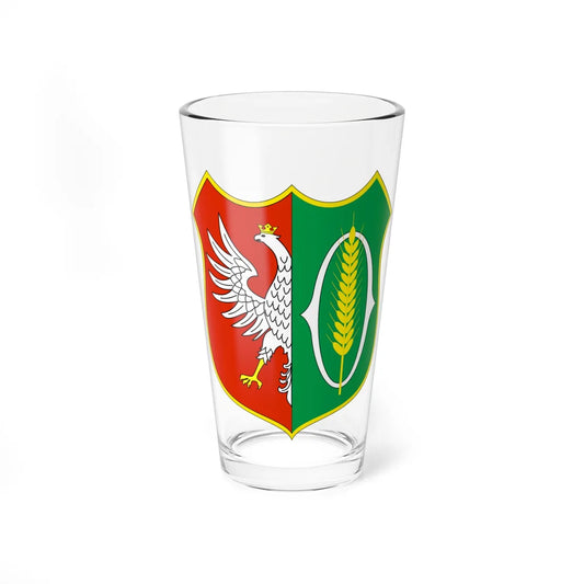 POL gmina Ostrówek COA (Poland) (Coat of Arms) Pint Glass 16oz 16oz - Go Mug Yourself