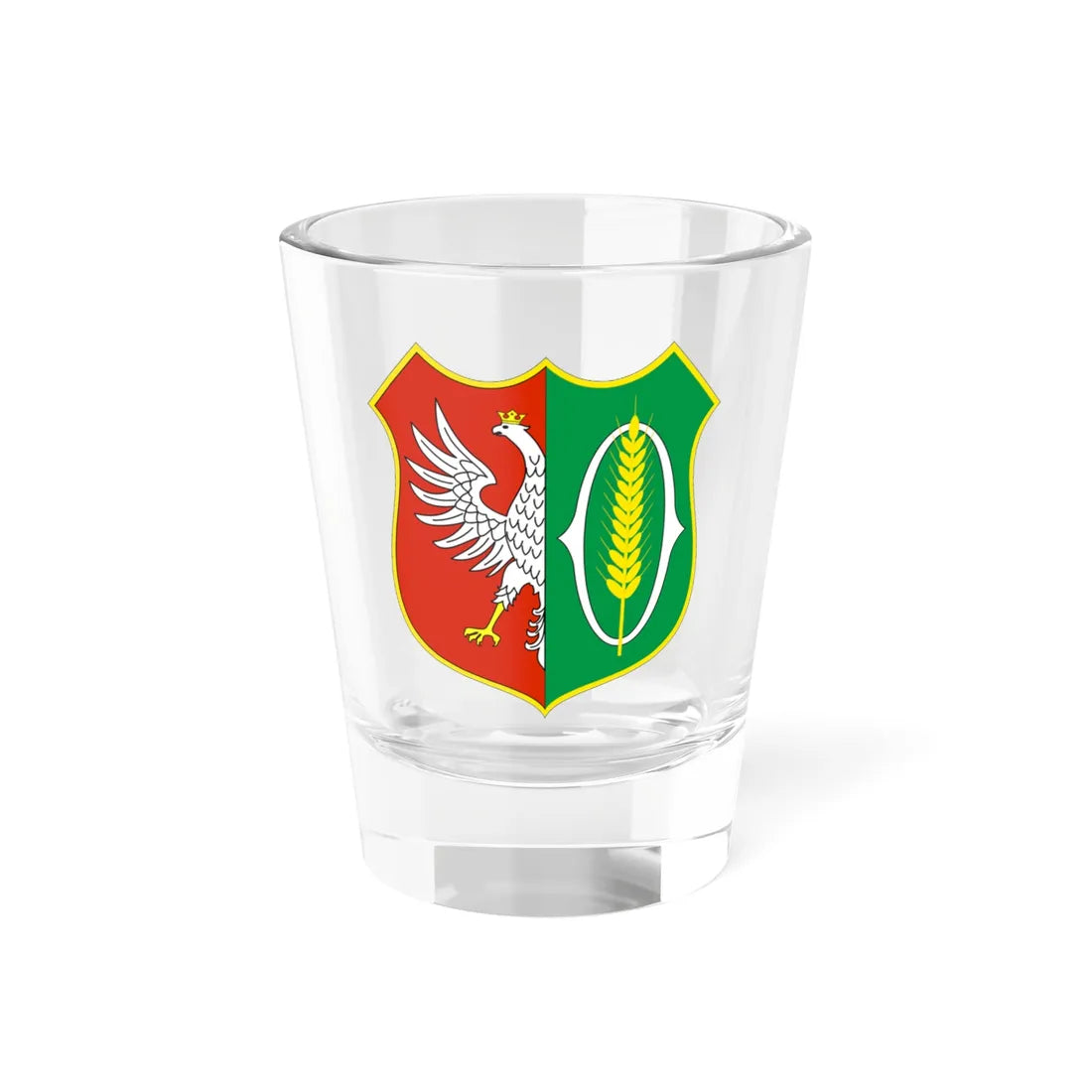 POL gmina Ostrówek COA (Poland) (Coat of Arms) Shot Glass 1.5oz 1.5oz - Go Mug Yourself
