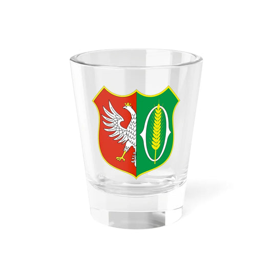 POL gmina Ostrówek COA (Poland) (Coat of Arms) Shot Glass 1.5oz 1.5oz - Go Mug Yourself