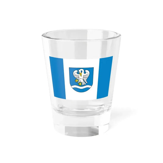 POL gmina Łowicz flag (Poland) Shot Glass 1.5oz 1.5oz - Go Mug Yourself