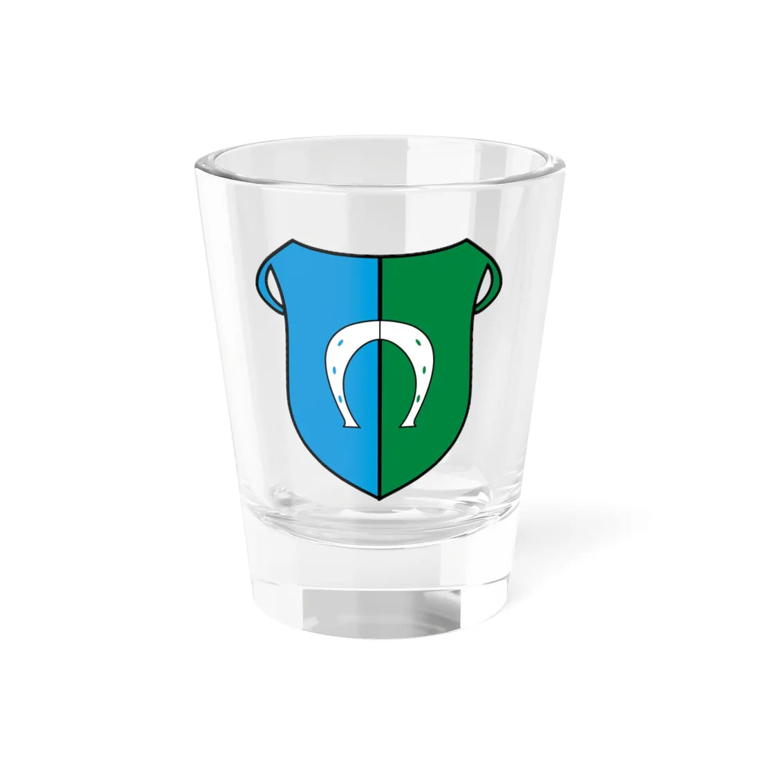 POL gmina Ozorków COA (Poland) (Coat of Arms) Shot Glass 1.5oz 1.5oz - Go Mug Yourself