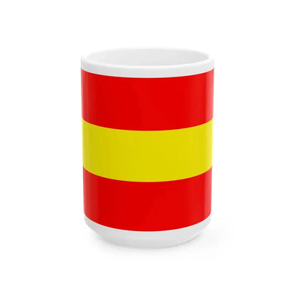 POL gmina Pepowo flag (Poland) White Coffee Mug 15oz - Go Mug Yourself