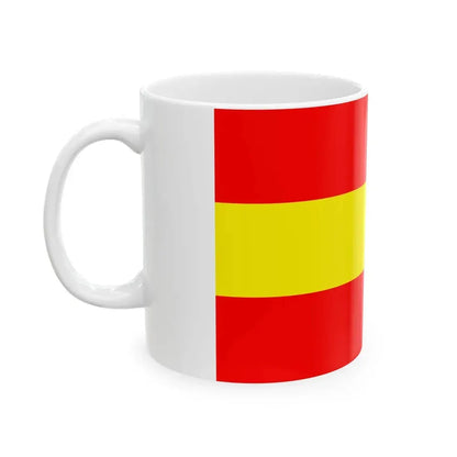 POL gmina Pepowo flag (Poland) White Coffee Mug - Go Mug Yourself