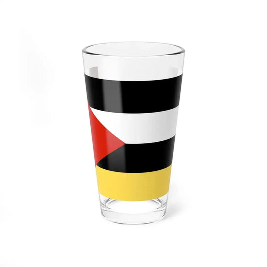 POL gmina Perzow flag (Poland) Pint Glass 16oz 16oz - Go Mug Yourself