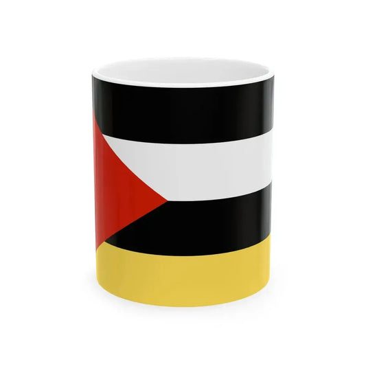 POL gmina Perzow flag (Poland) White Coffee Mug 11oz - Go Mug Yourself