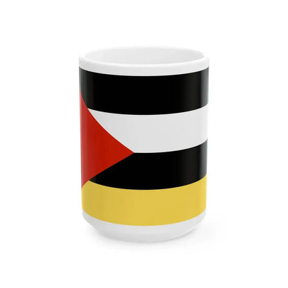 POL gmina Perzow flag (Poland) White Coffee Mug 15oz - Go Mug Yourself