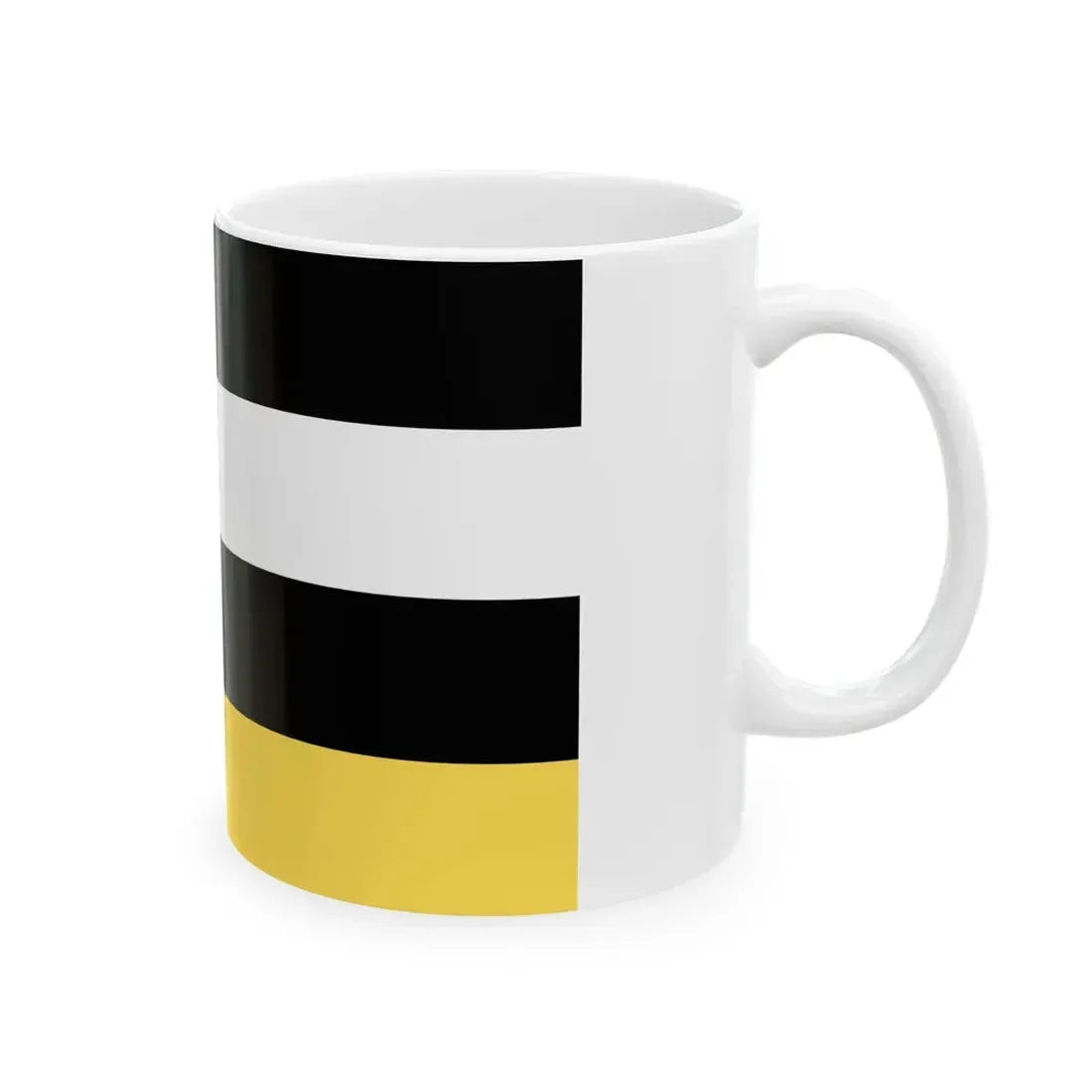 POL gmina Perzow flag (Poland) White Coffee Mug - Go Mug Yourself