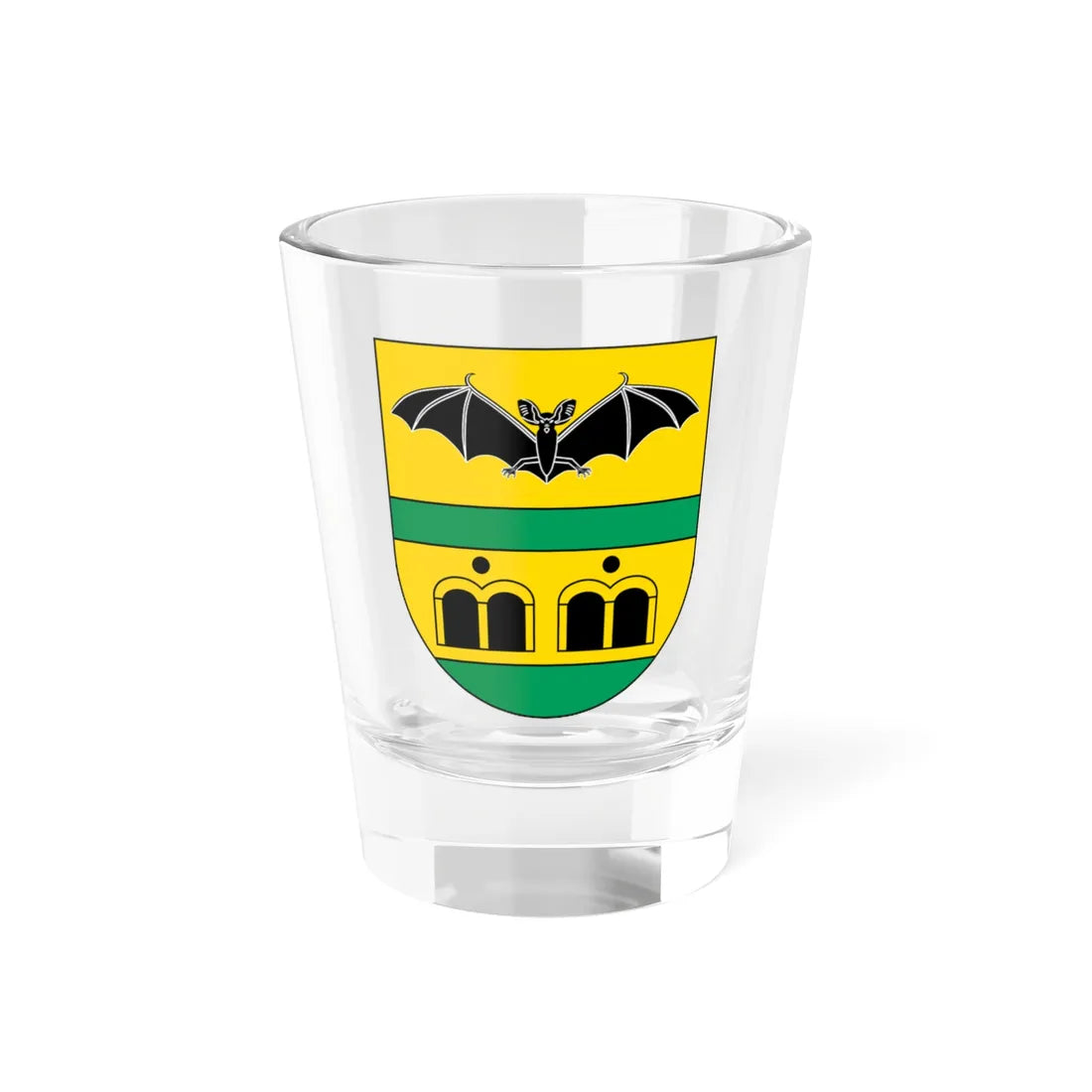 POL gmina Piątnica COA (Poland) (Coat of Arms) Shot Glass 1.5oz 1.5oz - Go Mug Yourself