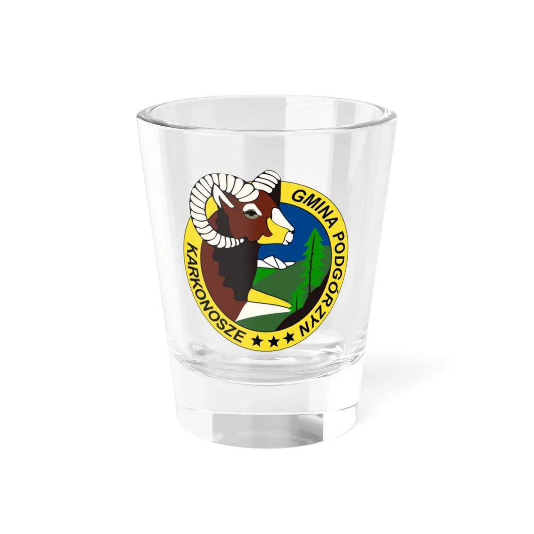 POL gmina Podgórzyn COA (Poland) (Coat of Arms) Shot Glass 1.5oz 1.5oz - Go Mug Yourself